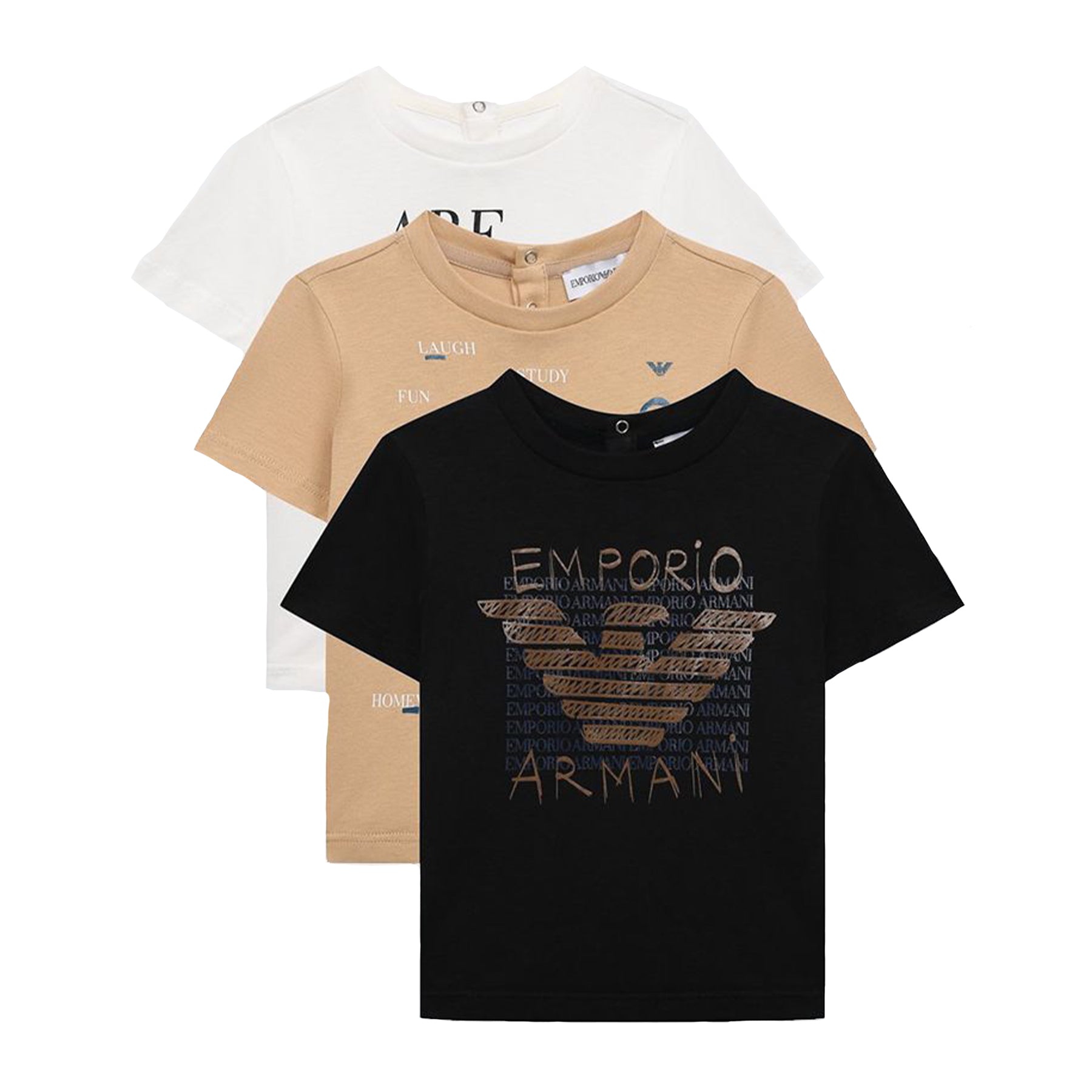 Armani Tris Multicolor Printed T-shirt