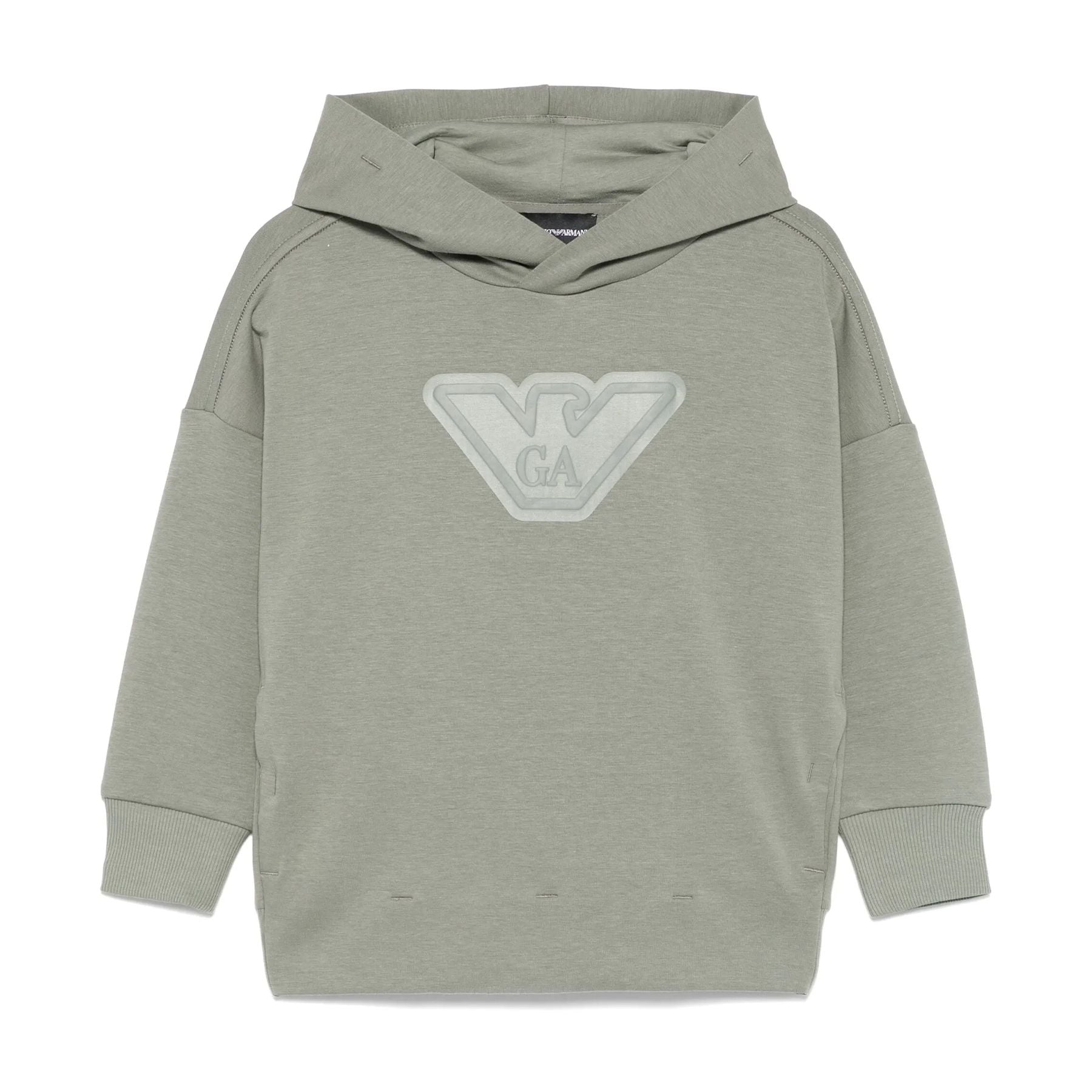 Armani Hoodie with Central Embroidery