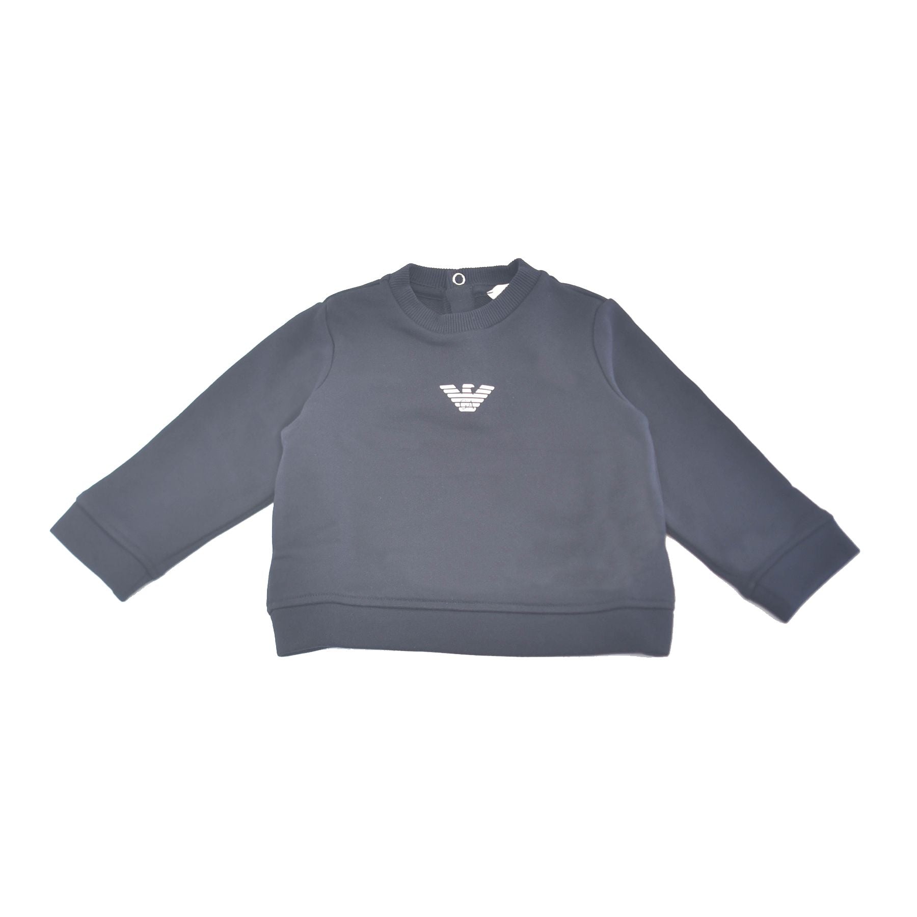 Blue crewneck baby sweatshirt