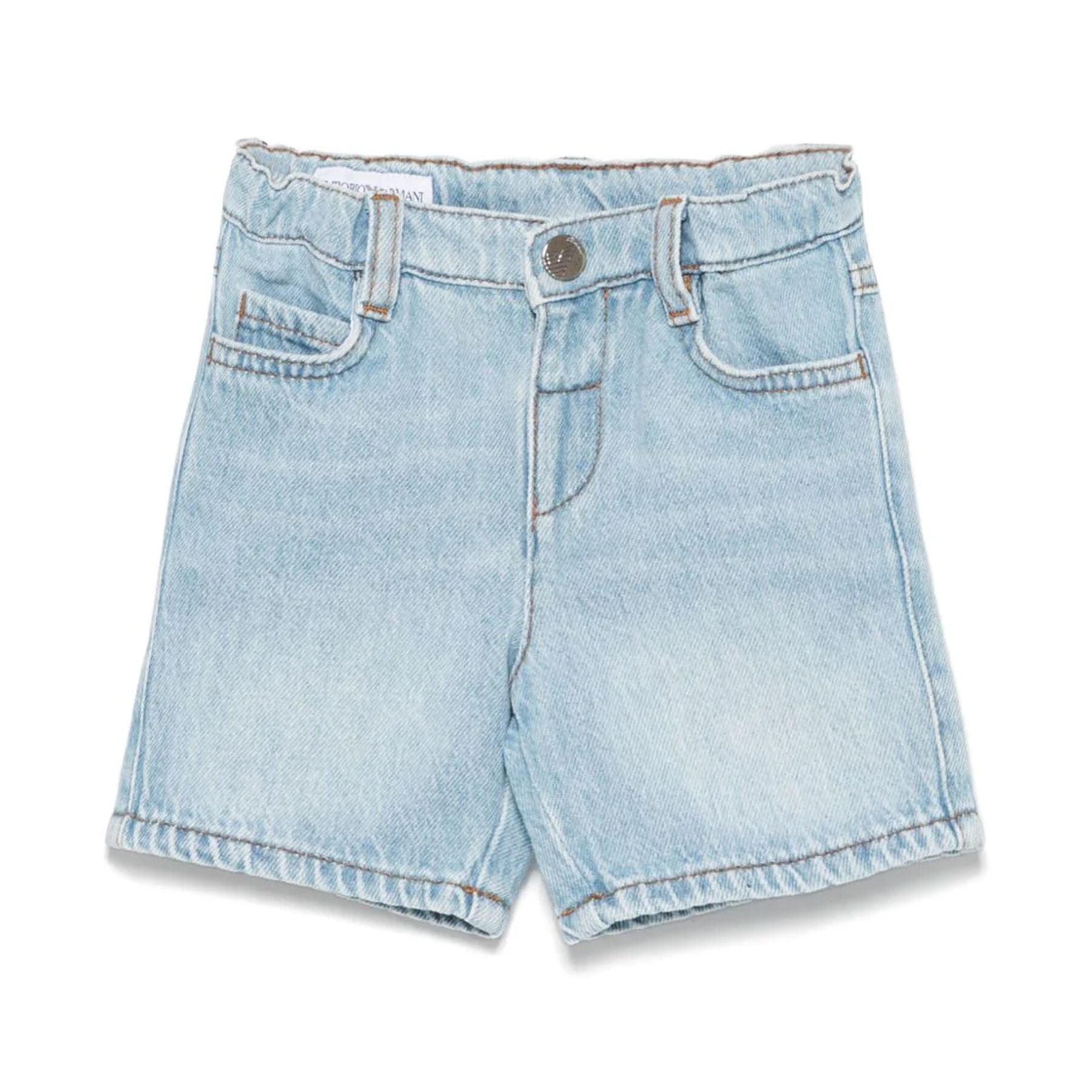 Armani Five-Pocket Denim Bermuda Shorts