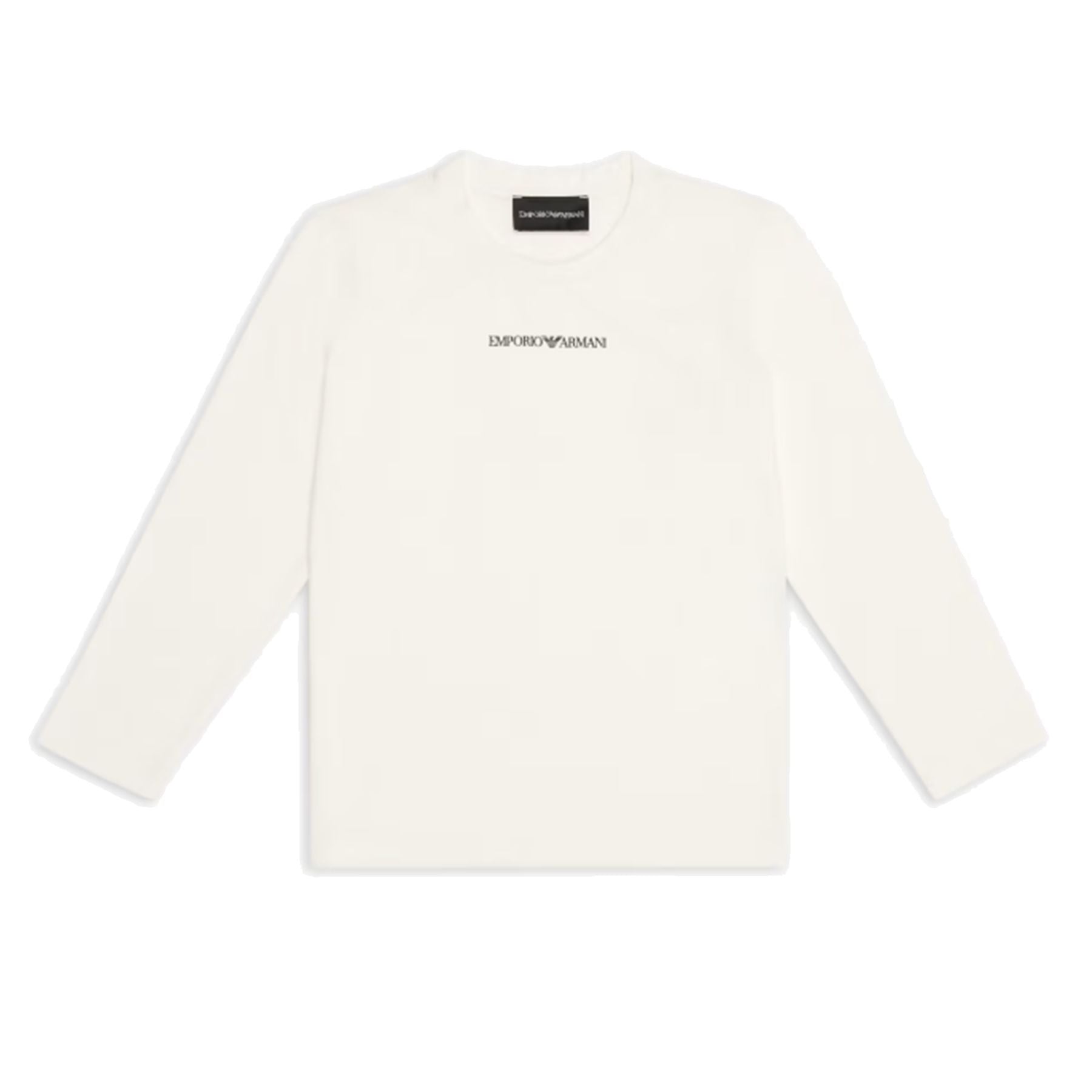 Solid white crew neck T-shirt