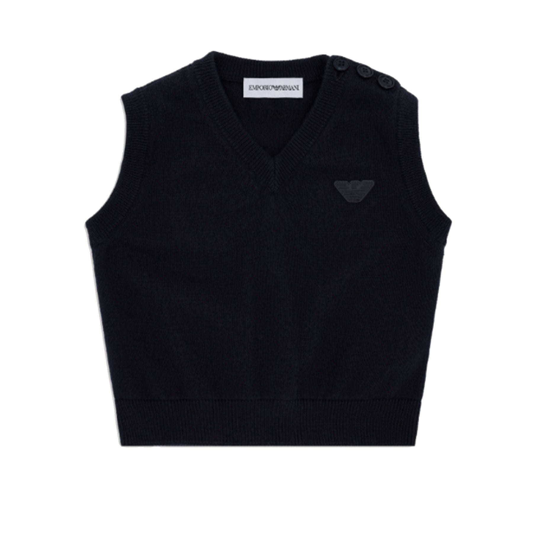 Armani Blue Sleeveless Vest