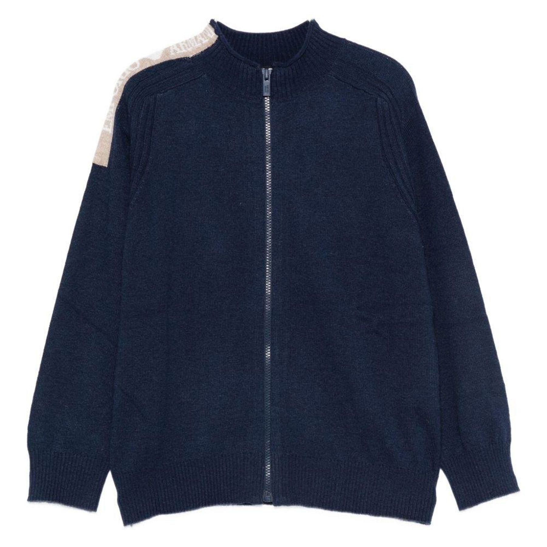 Armani Classic Blue Yarn Sweater