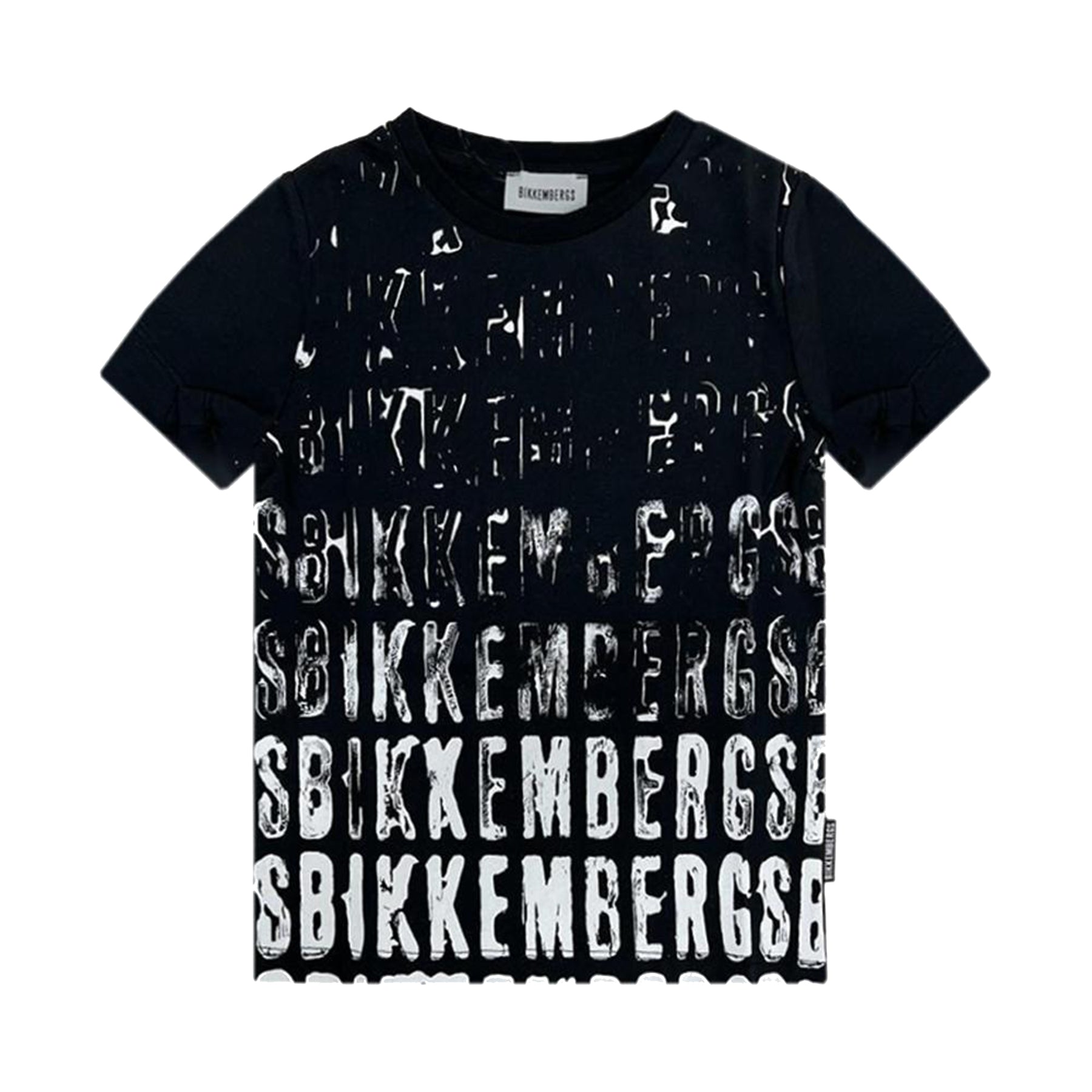 Bikkembergs T-shirt with Watercolor Print