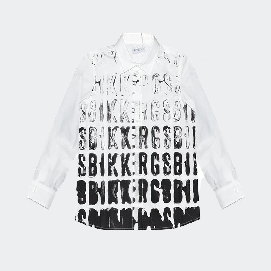 Bikkembergs Watercolor Print Shirt