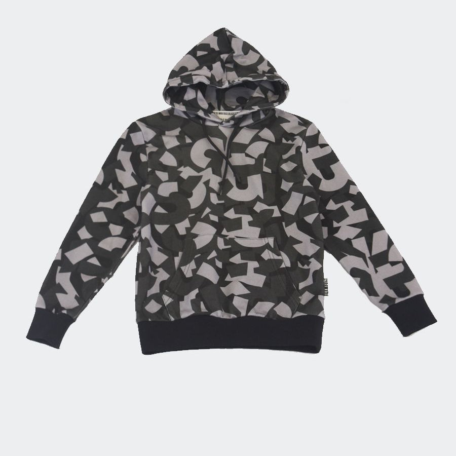 Bikkembergs Patterned Hooded Sweatshirt