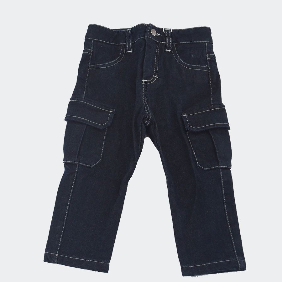 Bikkembergs Denim Cargo Pants