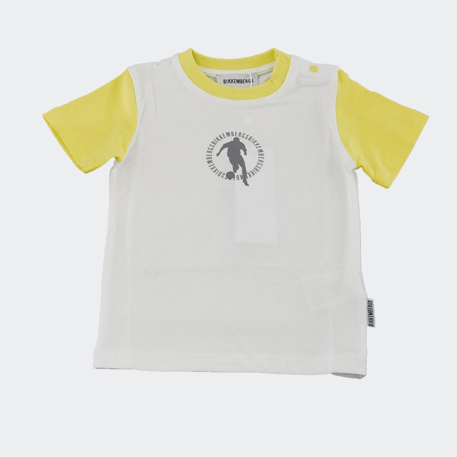 Bikkembergs Two-Tone Printed T-Shirt