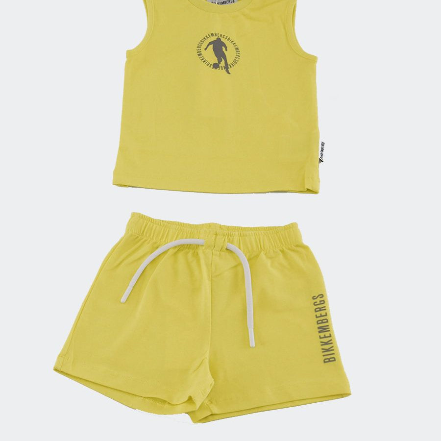 Bikkembergs Sleeveless and Bermuda Shorts Set