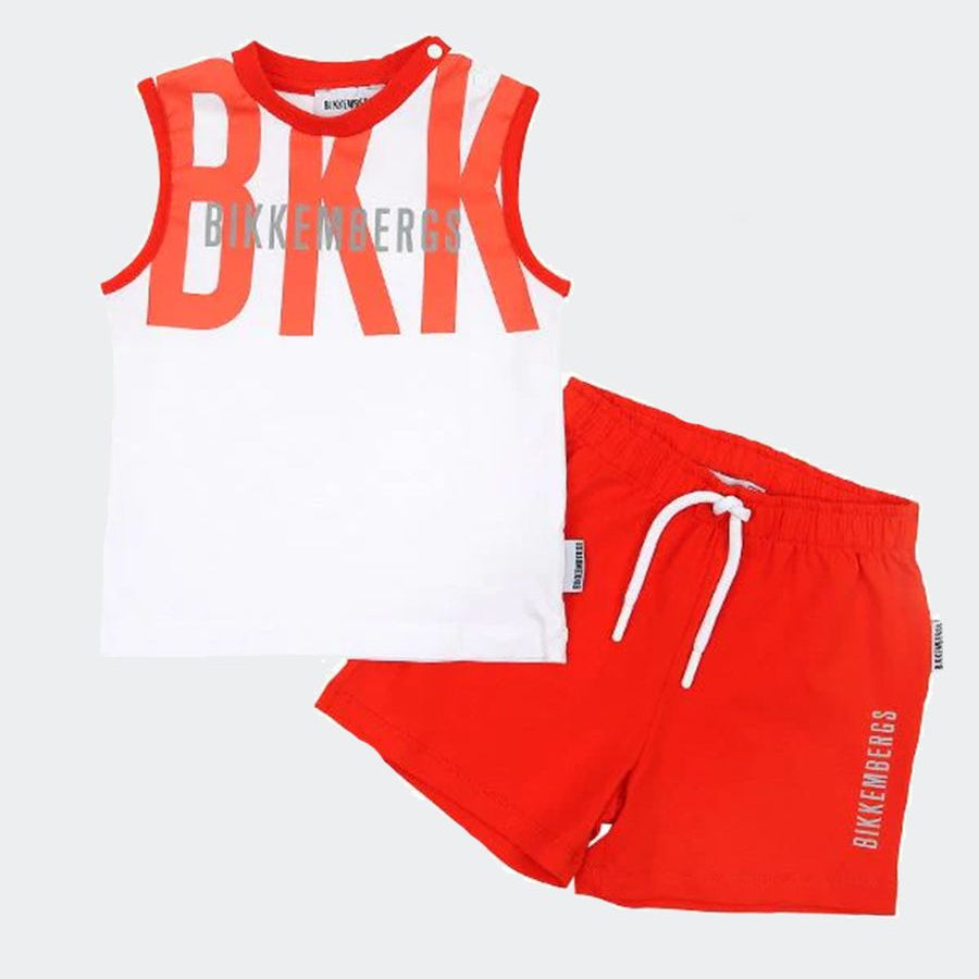 Bikkembergs Sleeveless and Bermuda Shorts Set