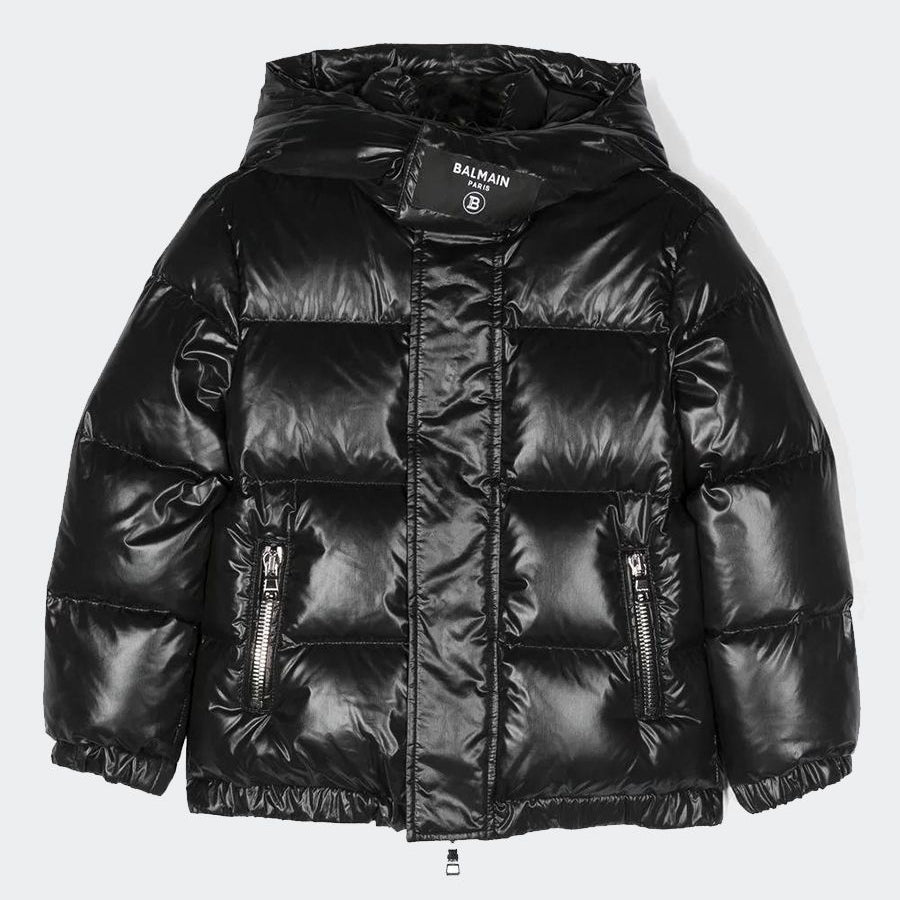 Balmain Solid Color Down Jacket