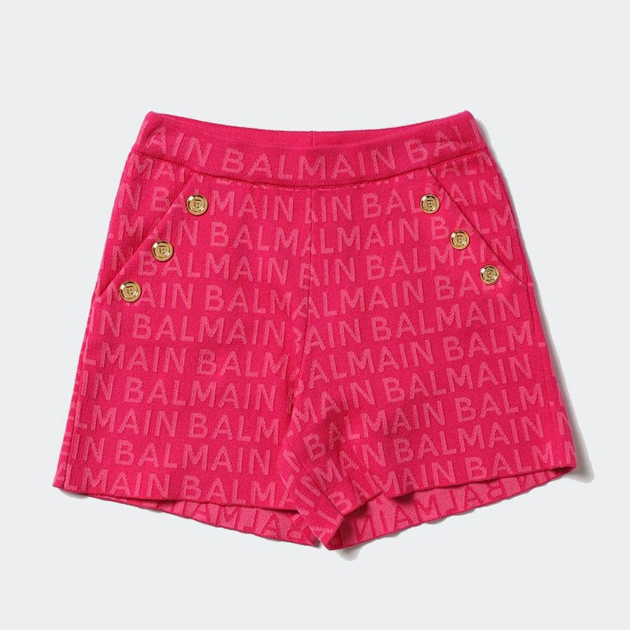 Shorts with all-over logo