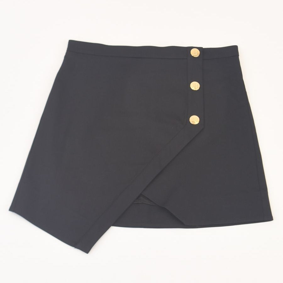 Balmain Skirt with Gold Buttons