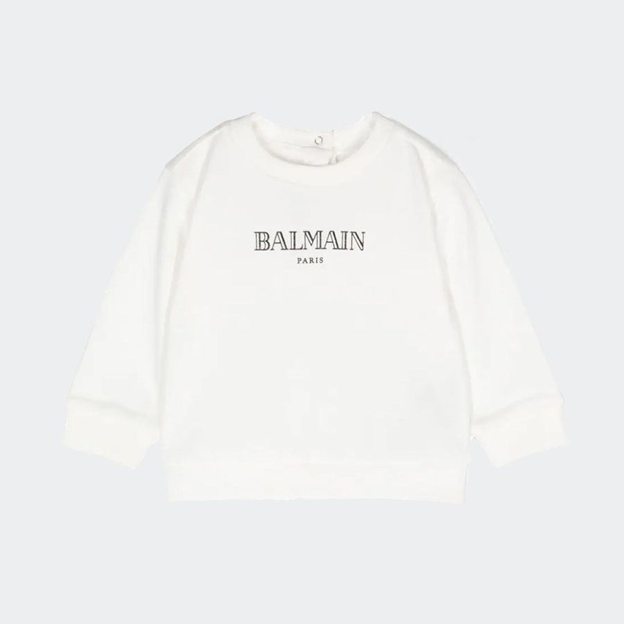 Balmain Crewneck Logo Sweatshirt