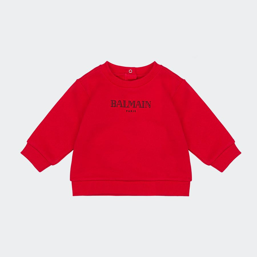 Balmain Crewneck Logo Sweatshirt