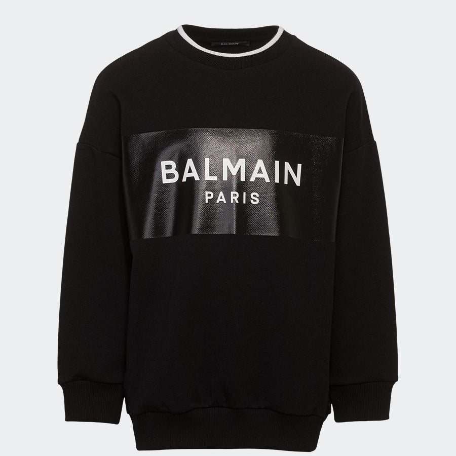 Balmain Logo Print Sweatshirt