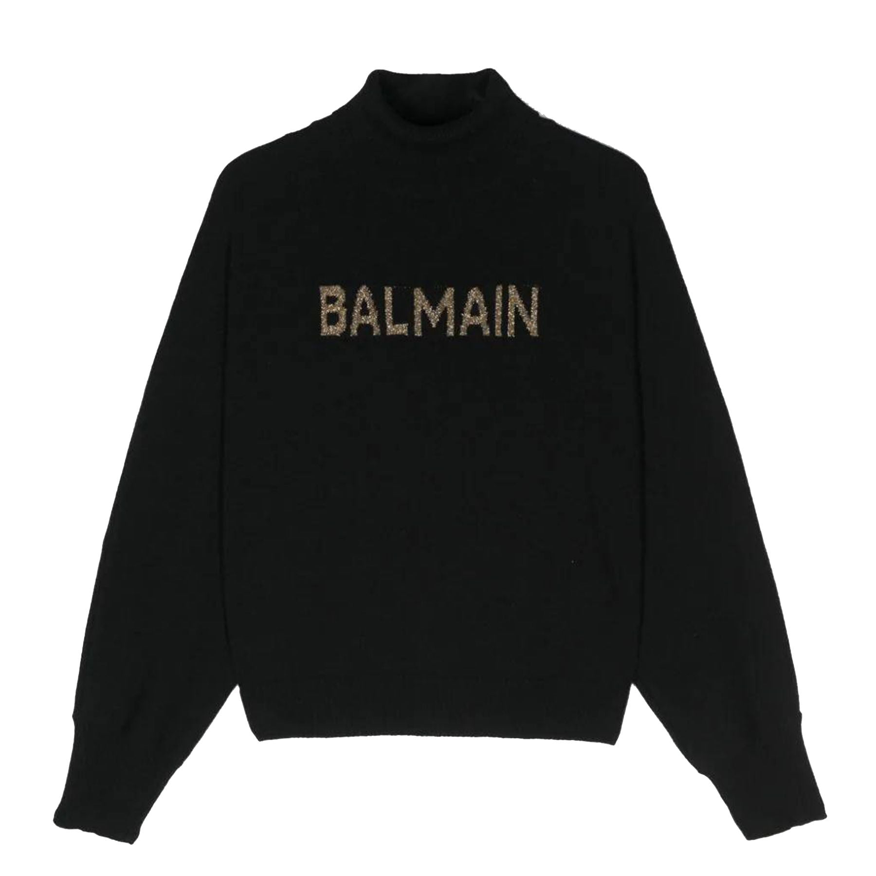 Balmain Metallic Thread Logo Sweater