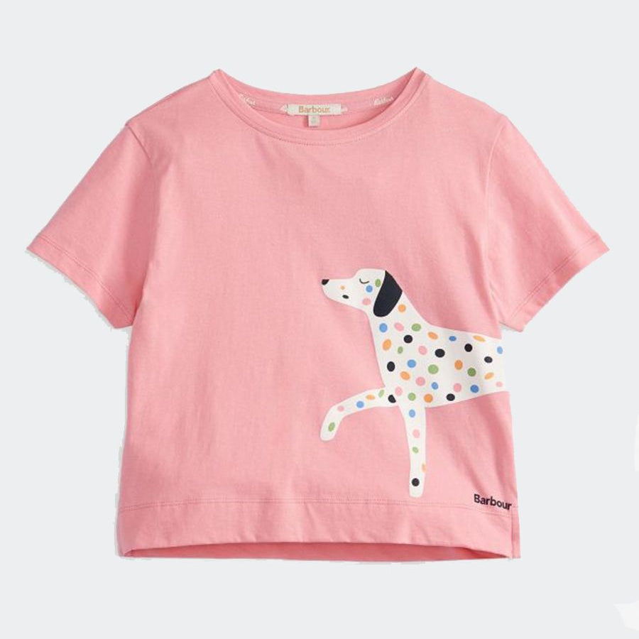 Barbour Dog Polka Dot Print T-shirt