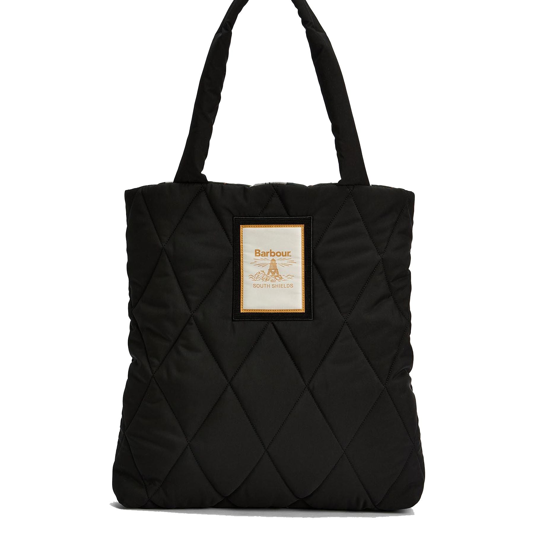 Barbour Quilted Bag in Black Fabric