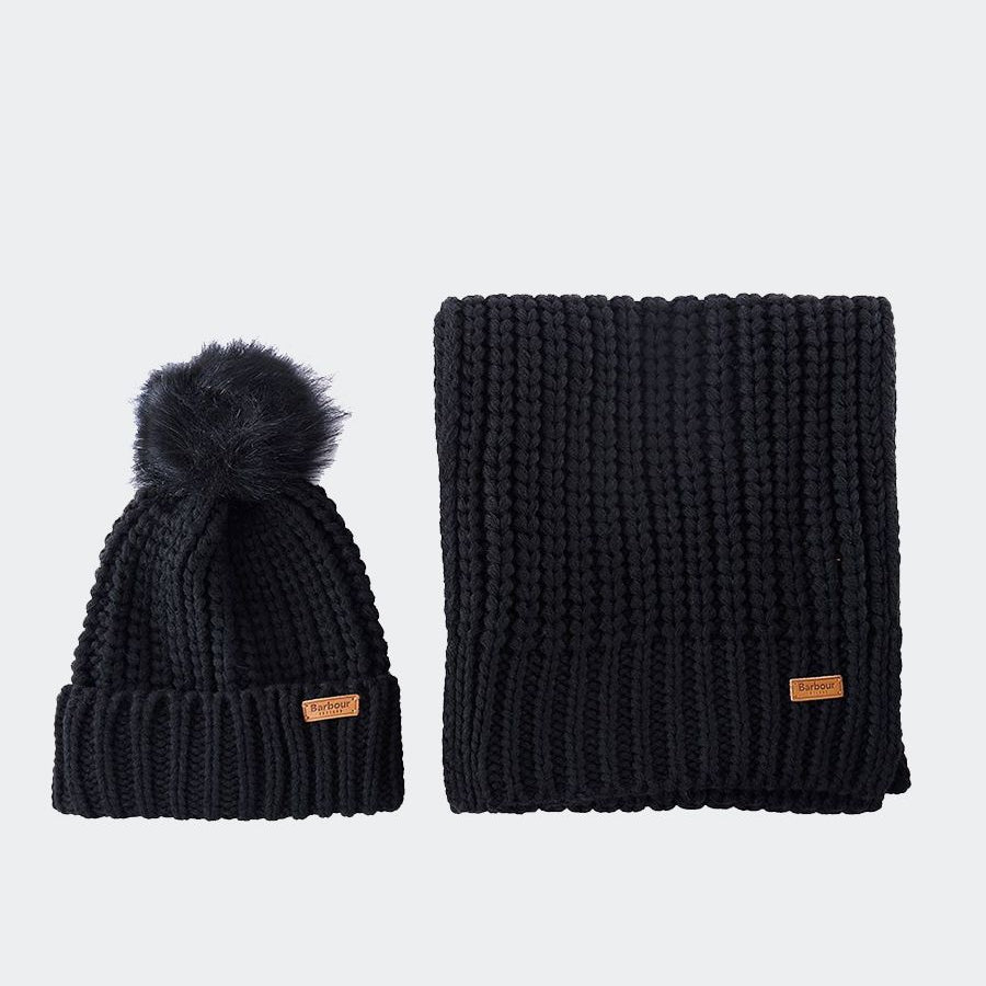 Barbour Ribbed Knit Gift Set