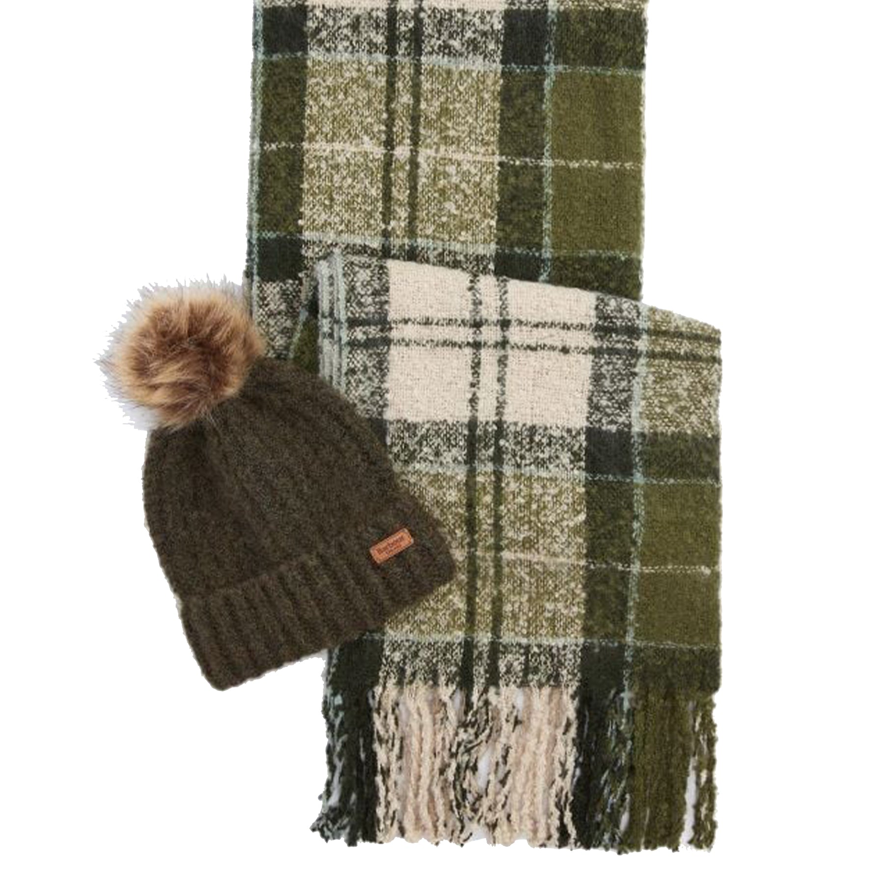 Tartan Hat and Scarf Gift Set