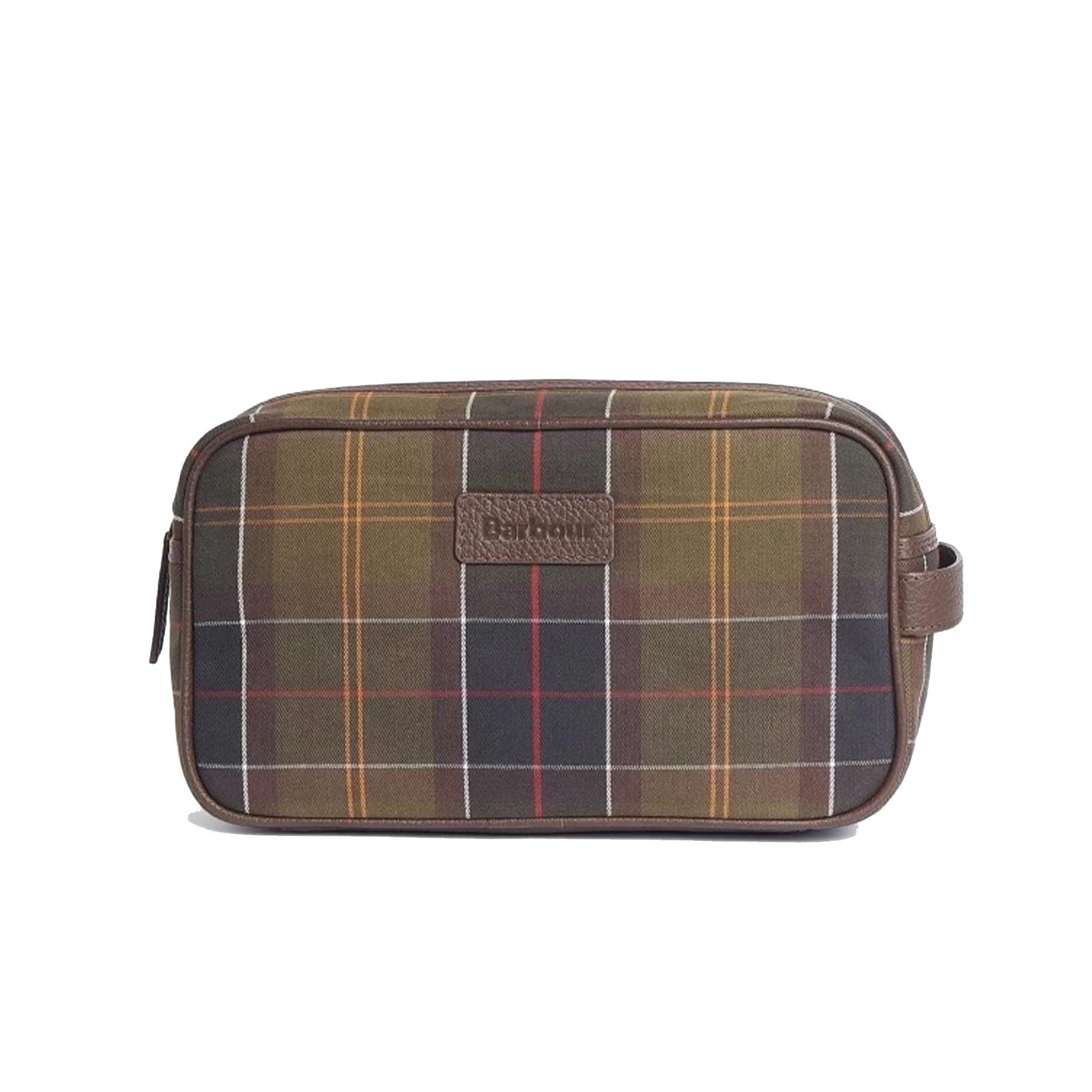 Barbour Tartan Bag with Leather Base