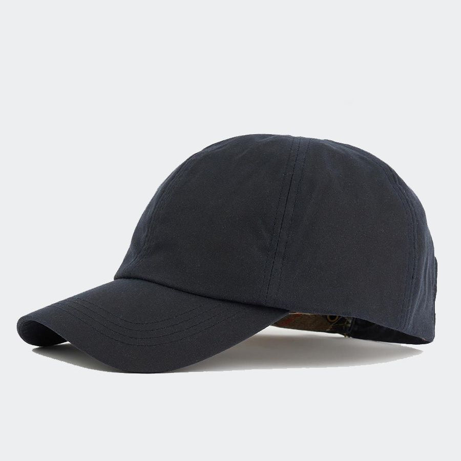 Barbour Blue Peaked Hat