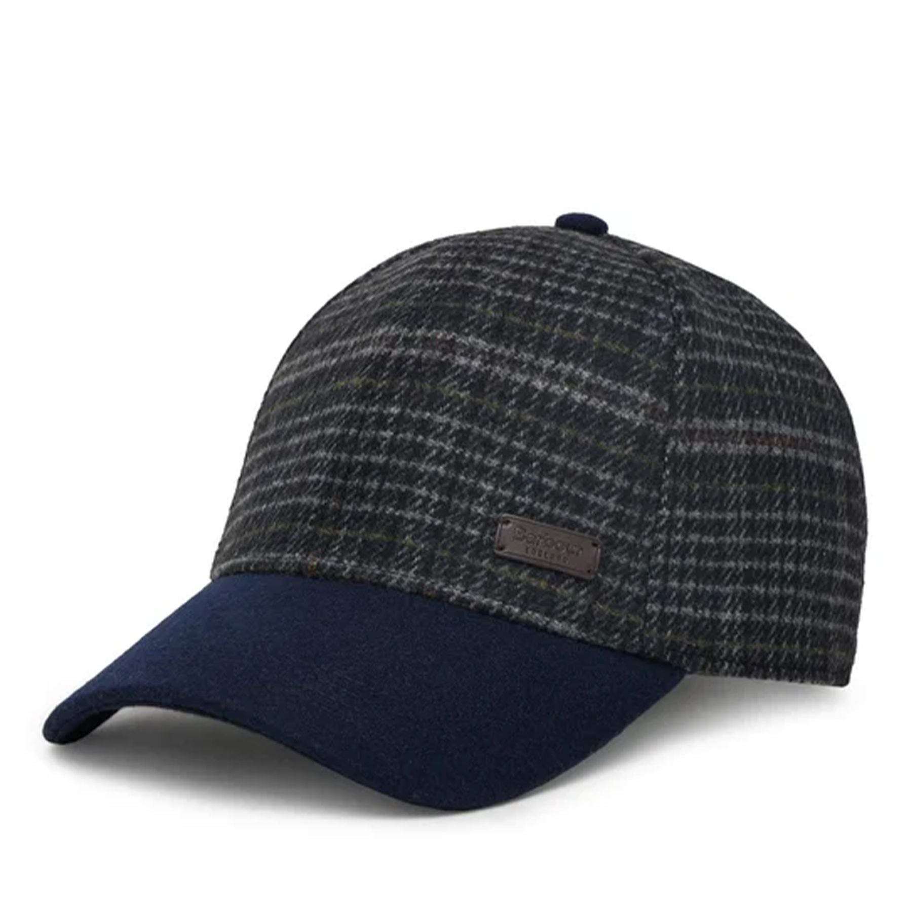 Barbour Tartan Check Hat Blue Grey