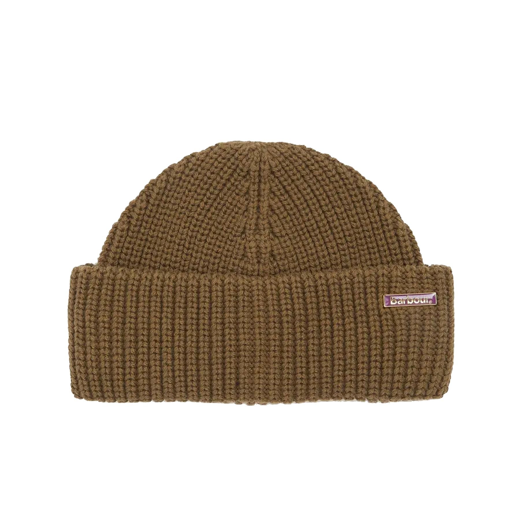 Barbour Green Knit Beanie Hat
