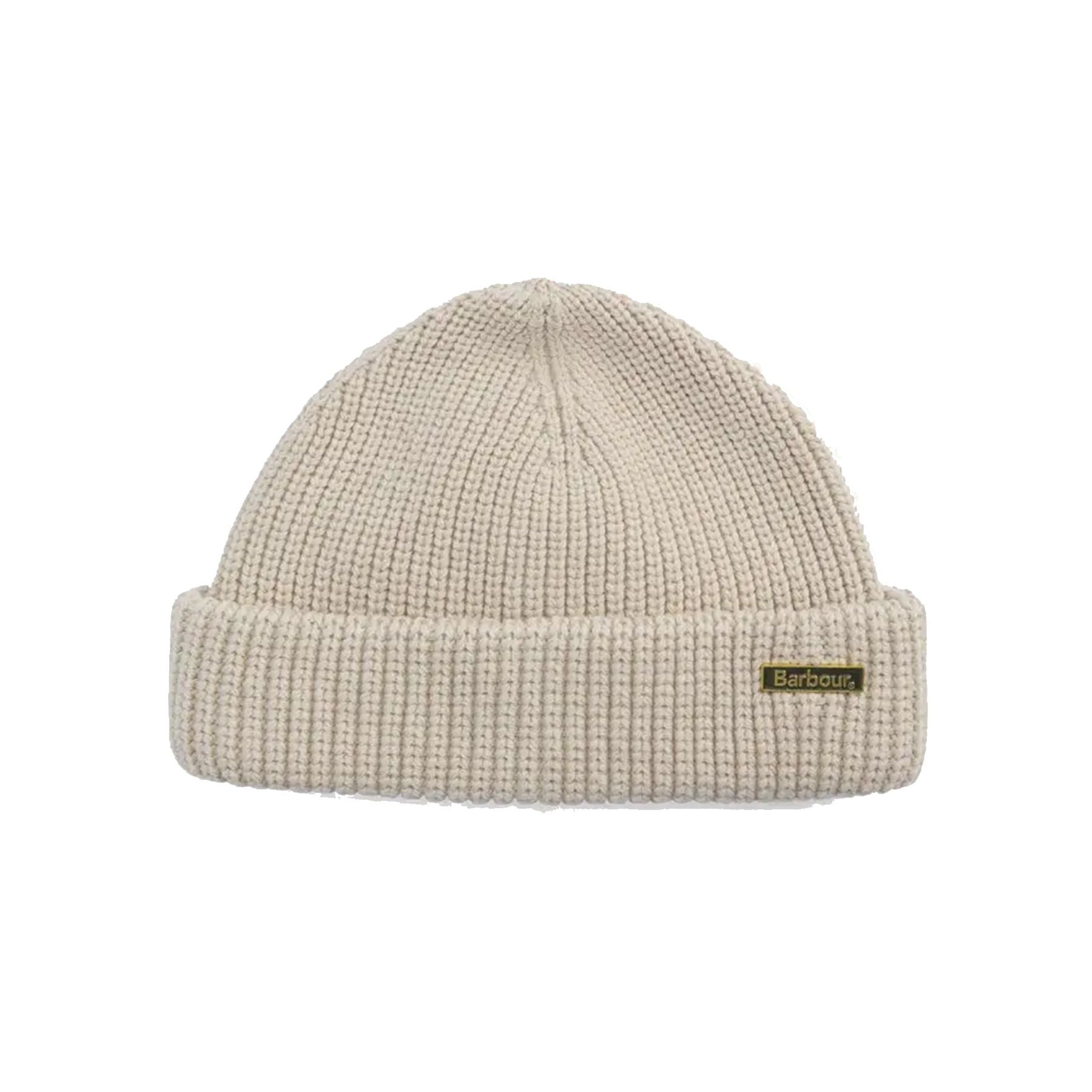 Barbour Cream Knit Beanie Hat