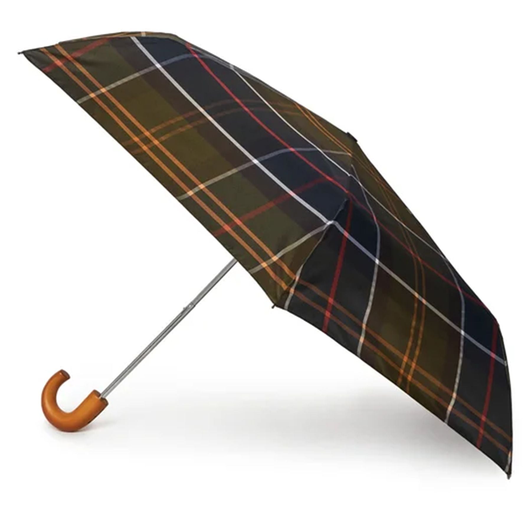Barbour Tartan Check Canvas Umbrella