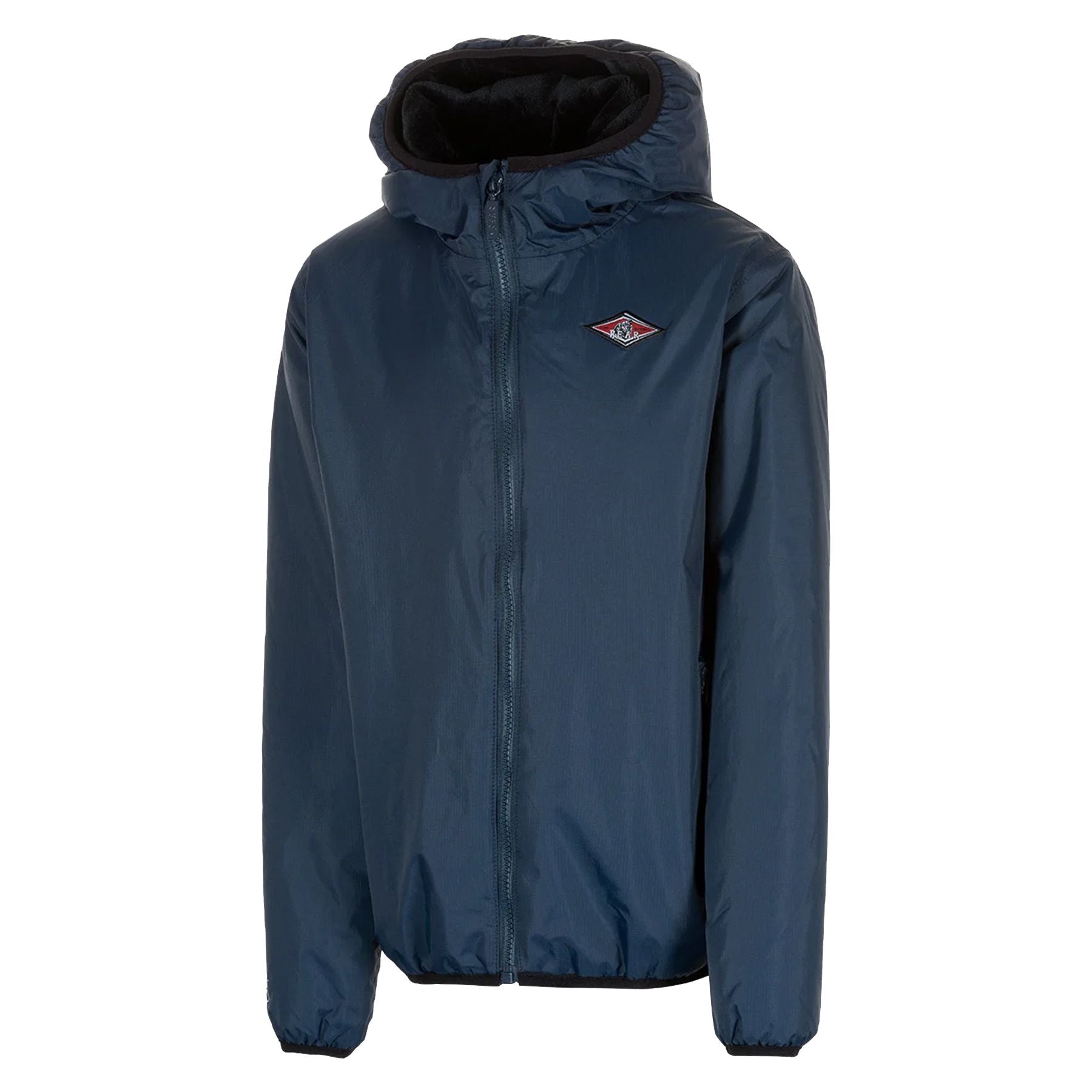 Bear Fullzip Jacket with Hood and Applied Logo