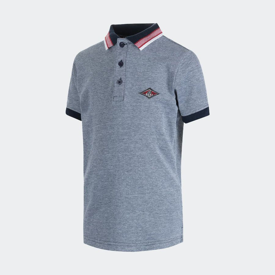 Polo with Logo Patch