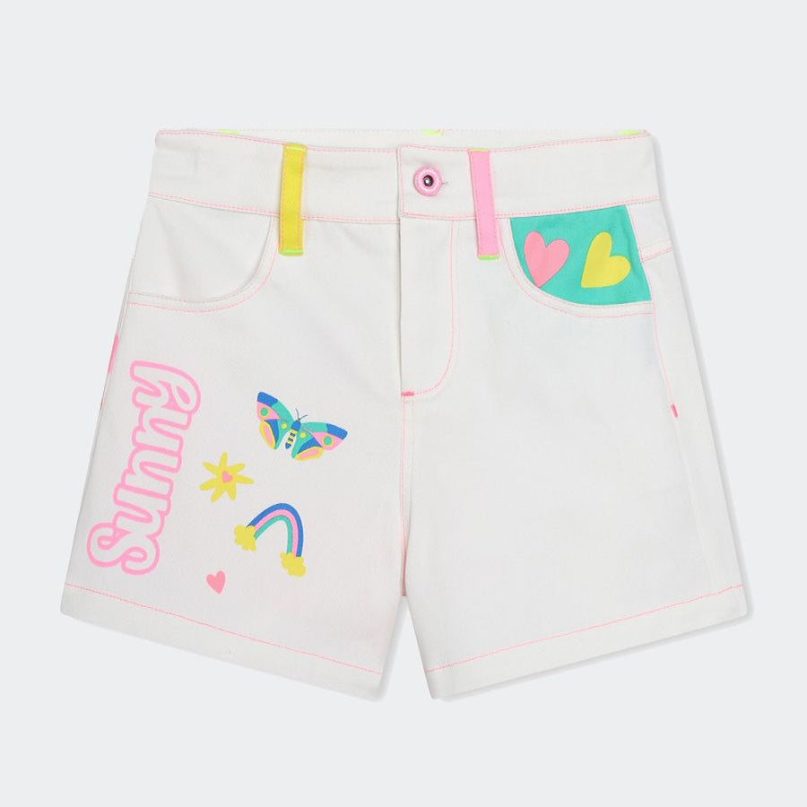 Billieblush Shorts in Patterned Twill