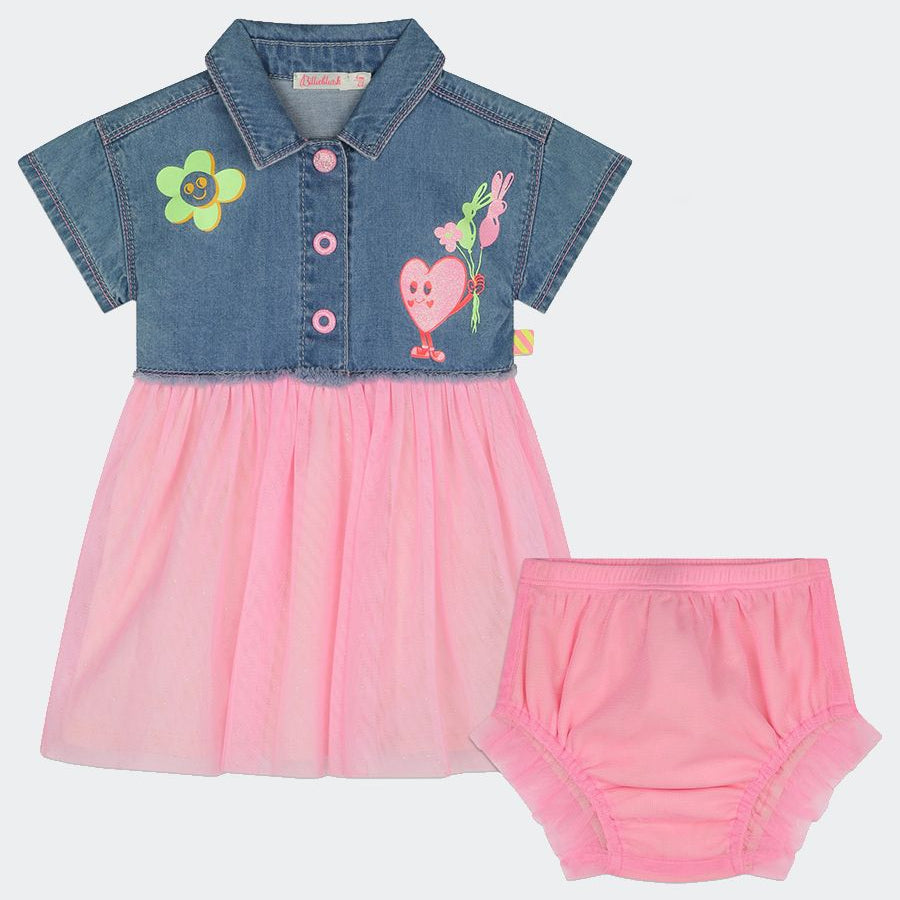 Billieblush Bi-material Suit