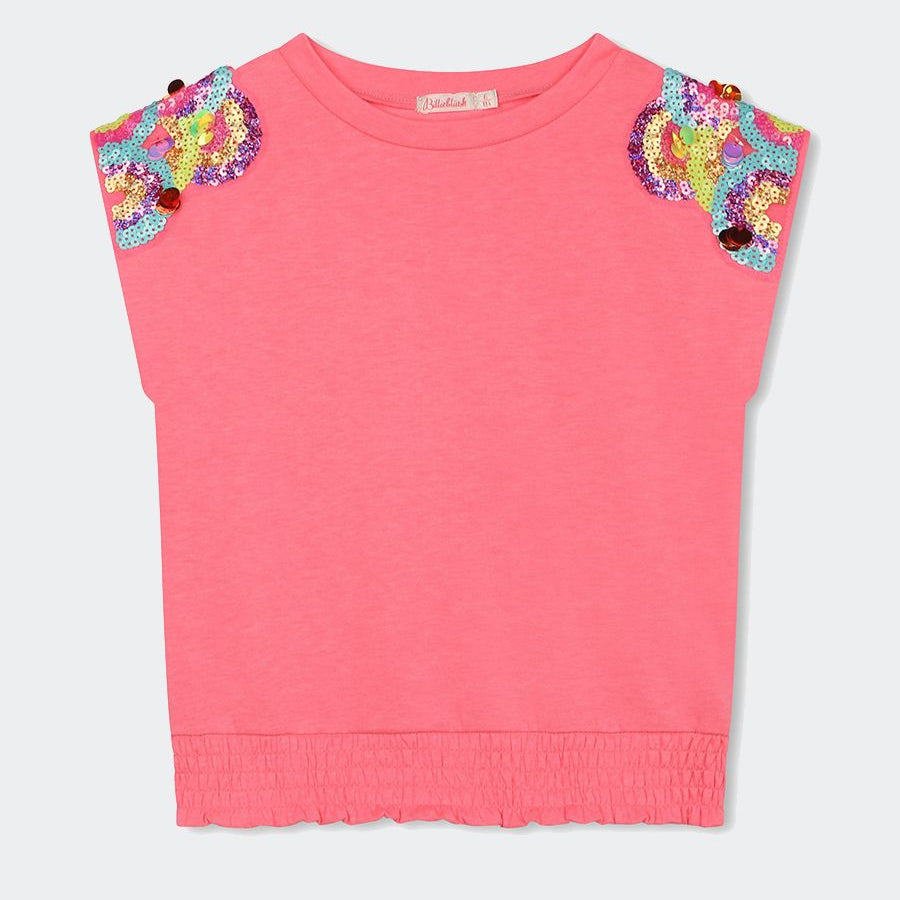 Billieblush Iridescent Sequin T-shirt