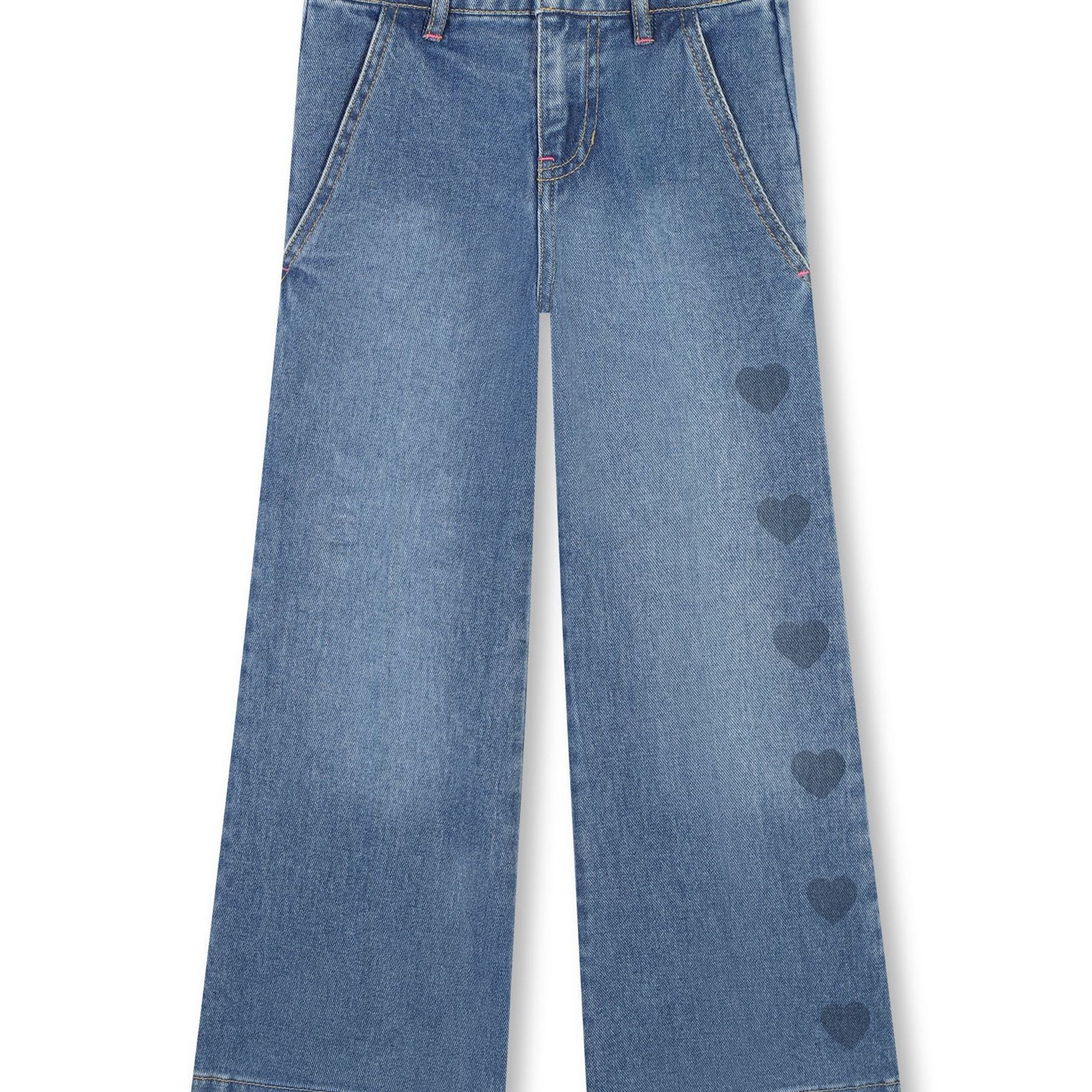 Billieblush Jeans with Fantasy Illustration on the Side