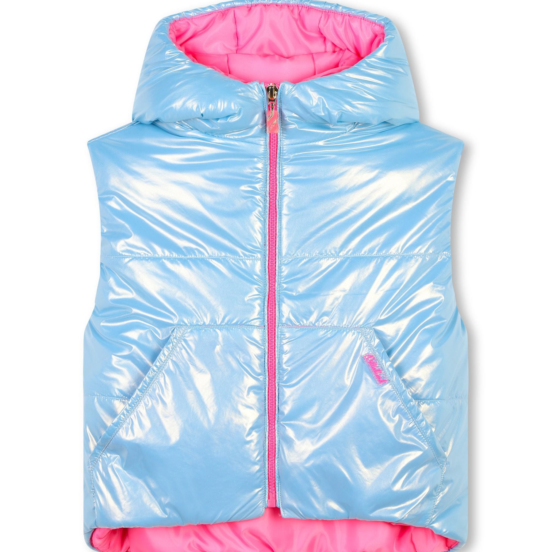 Billieblush Shiny Hooded Vest