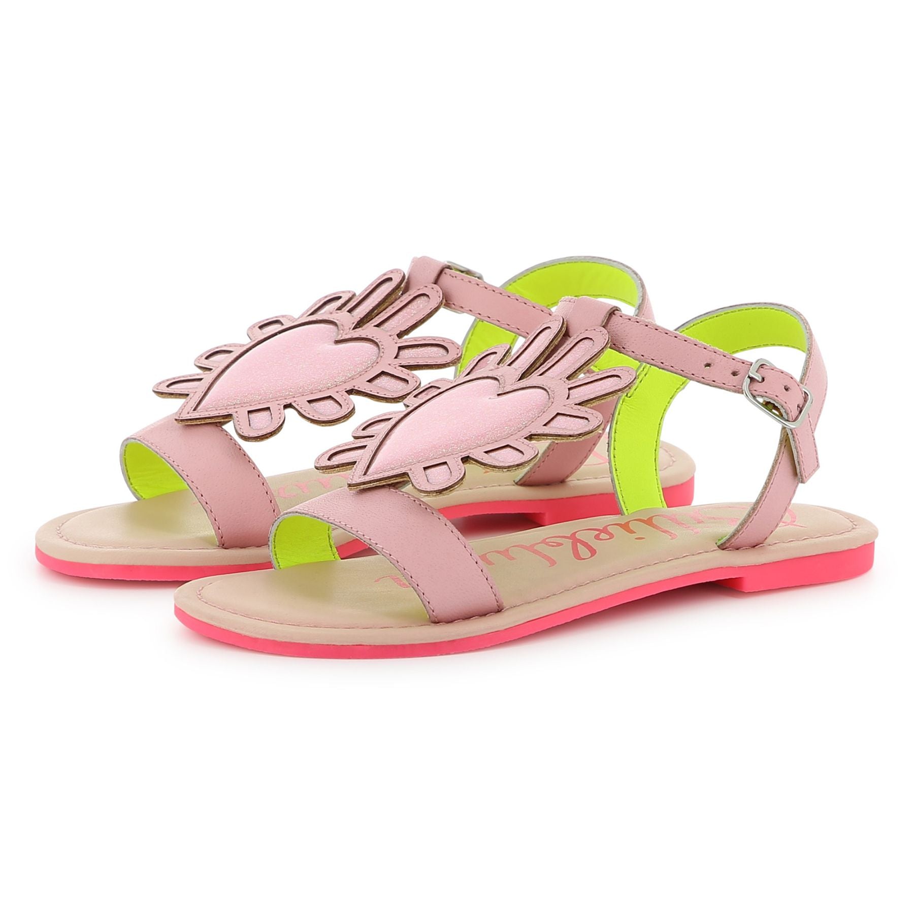 Billieblush Patterned Leather Sandals