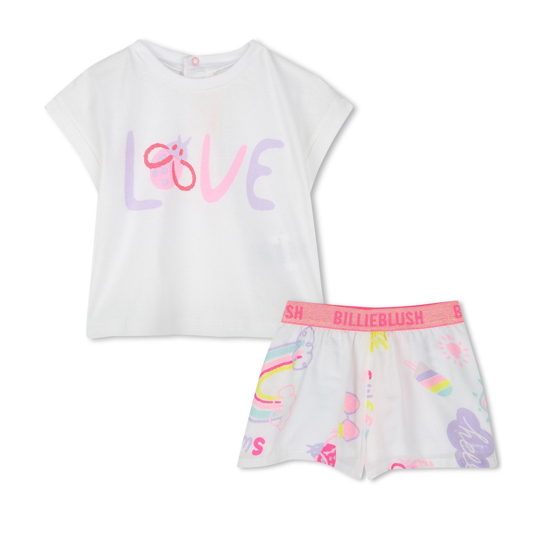 Billieblush Sports Outfit with Vibrant Illustration