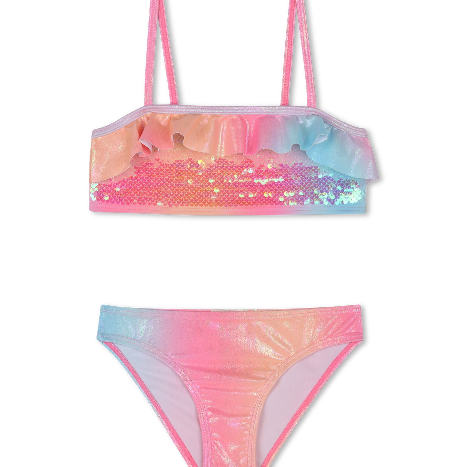 Billieblush Gradient Glitter Bikini Set