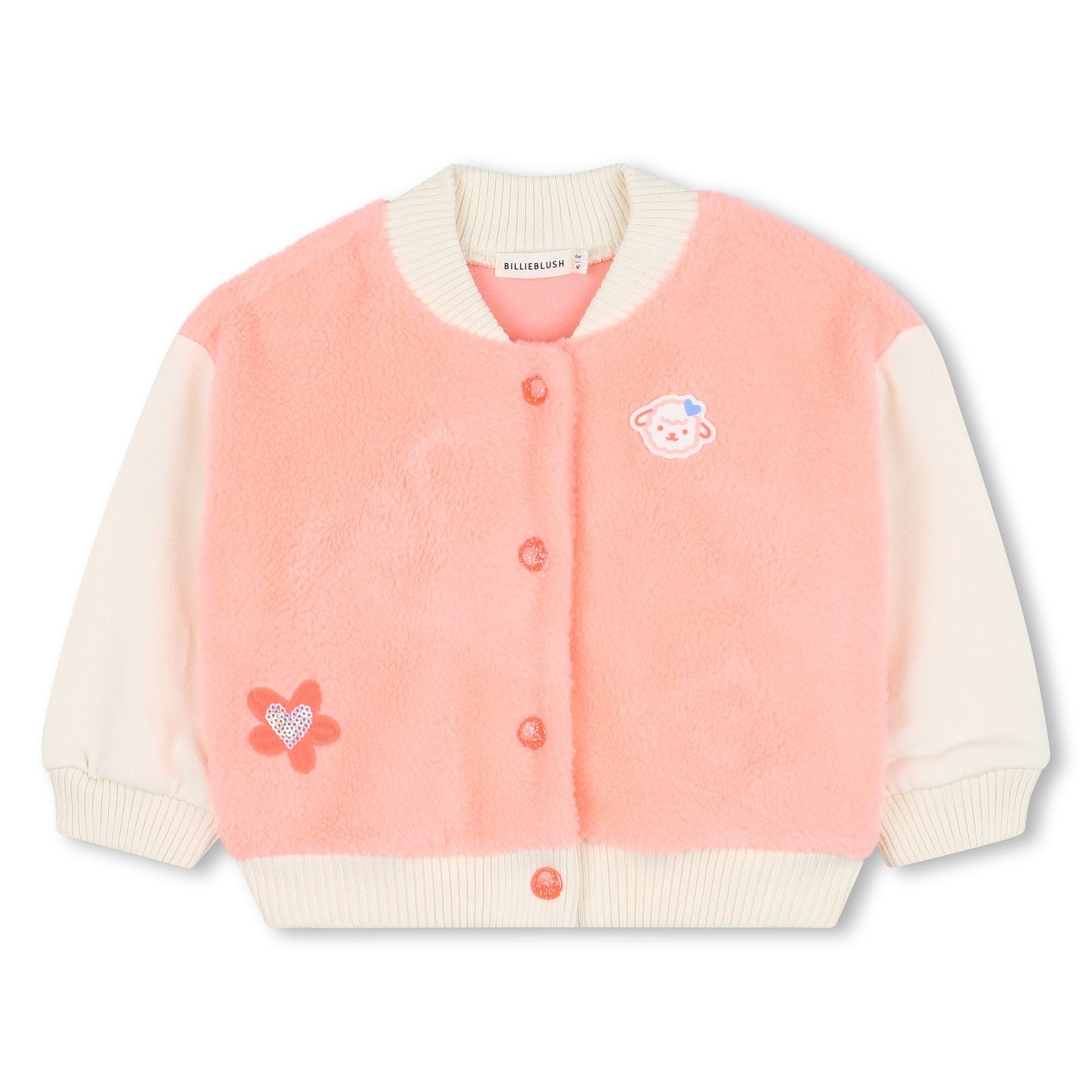 Billieblush Decorative Logo Cardigan Sweater