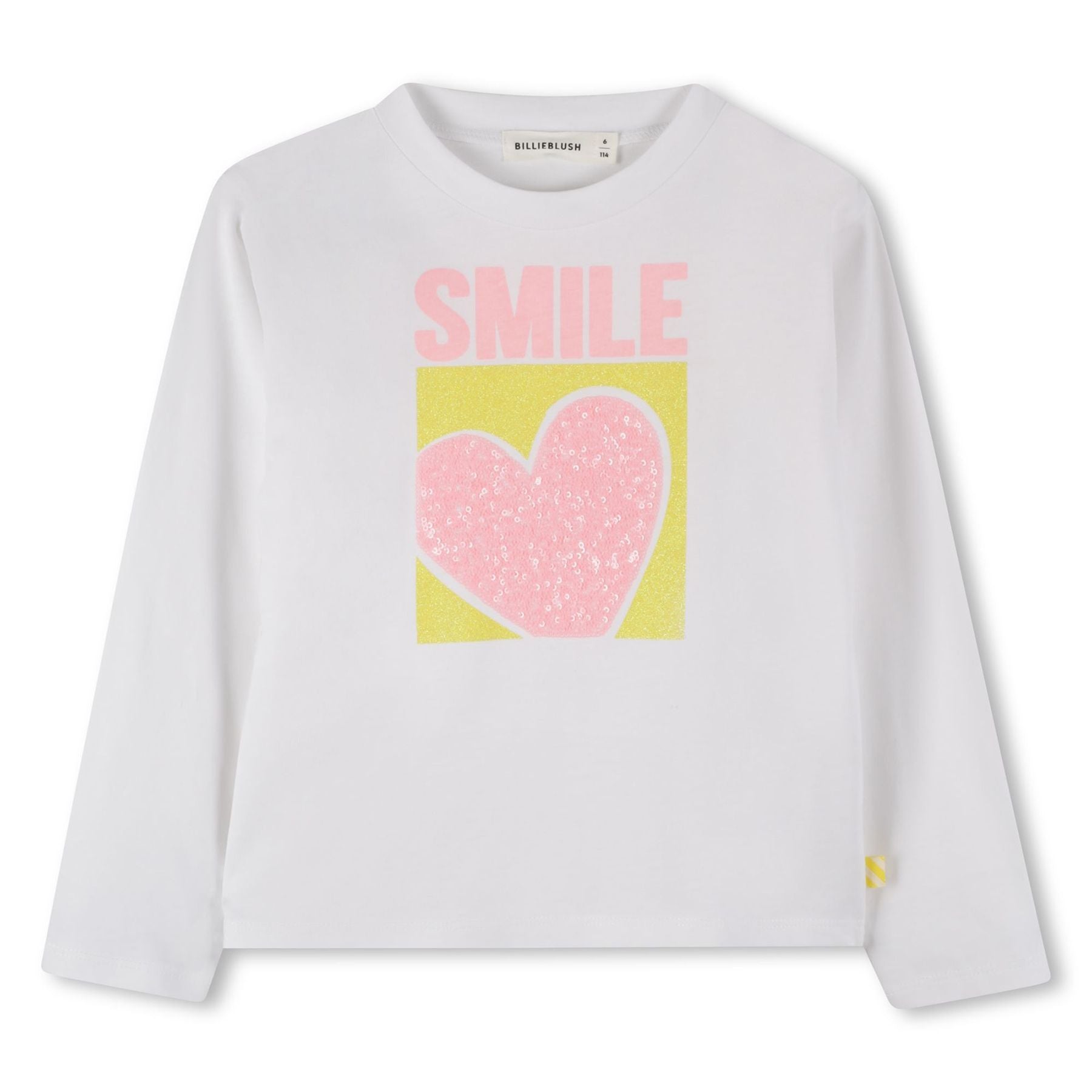 Billieblush T-shirt with front illustration and sequins