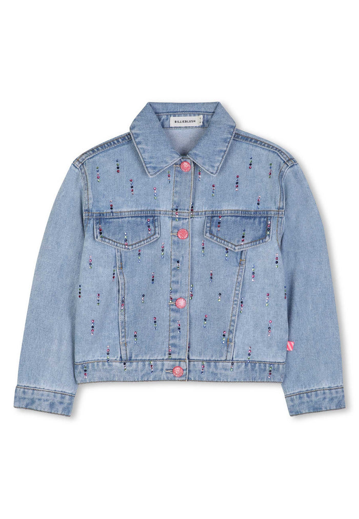 Billieblush Giacca con Borchie Multicolori Bambina