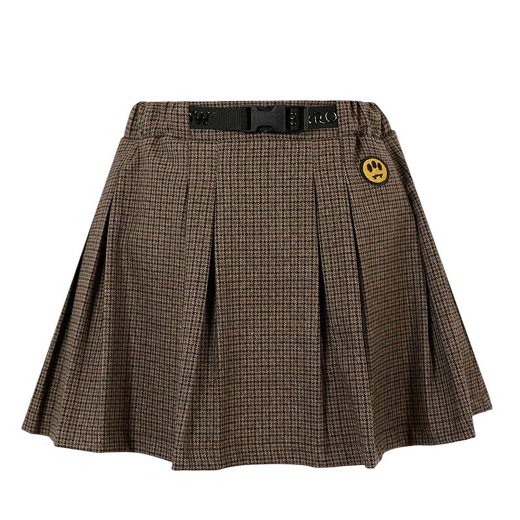 Barrow Brown Houndstooth Skirt
