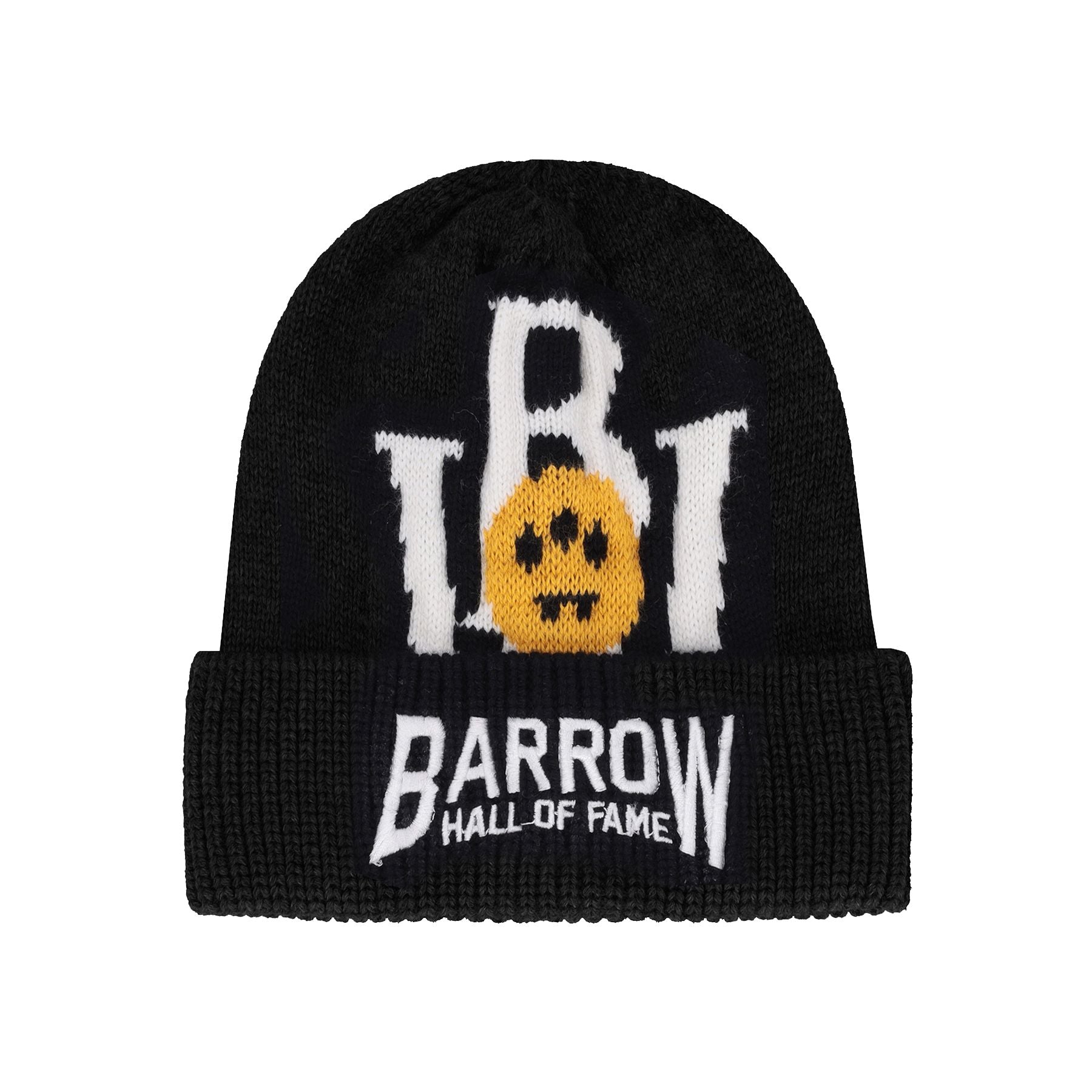 Barrow Unisex Ribbed Knit Hat Black