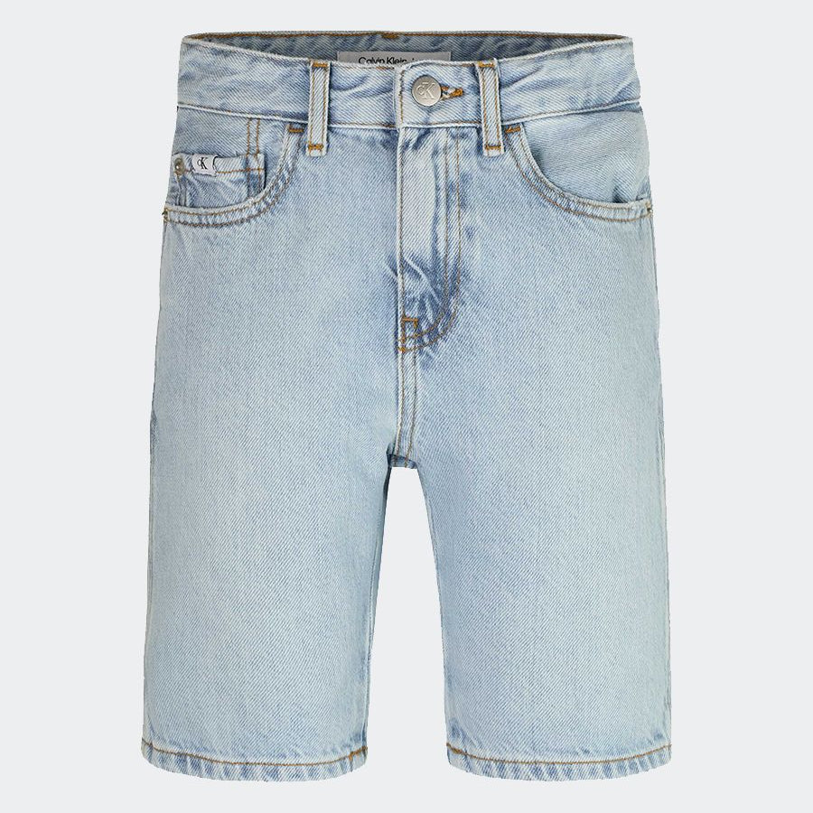 Relaxed Denim Bermuda Shorts