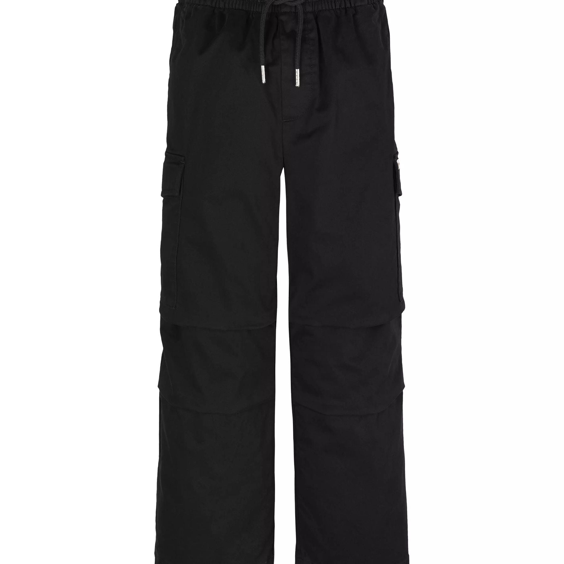 Calvin Klein Kids Cotton Satin Cargo Pants