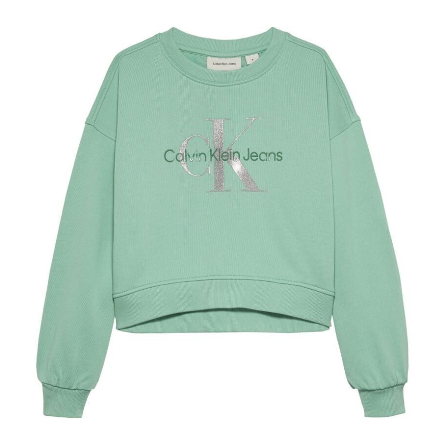 Calvin Klein Kids Monologue Glitter Crewneck Sweatshirt