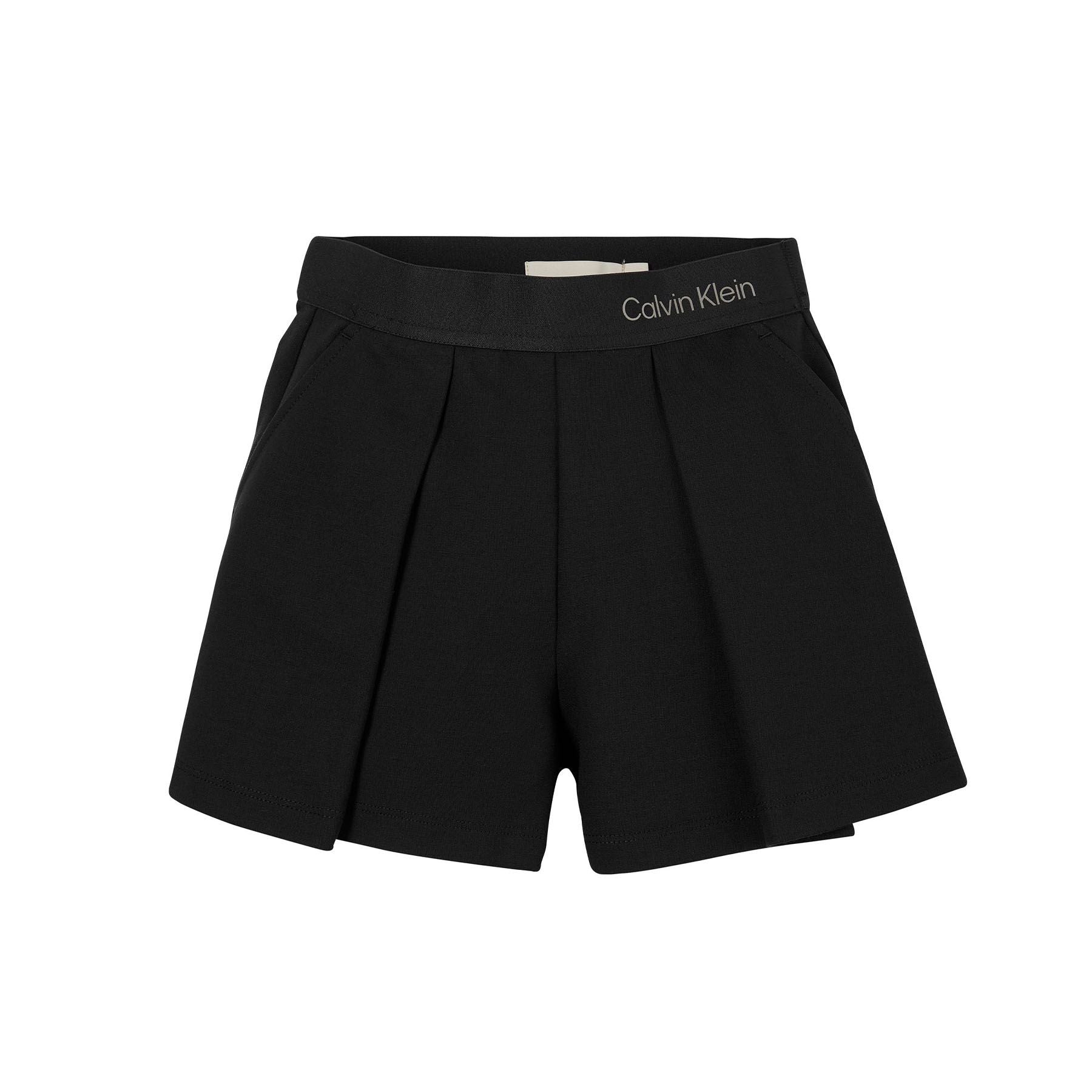 Calvin Klein Kids Shorts Black Pleated Shorts